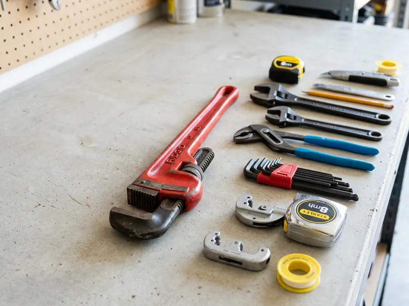 Professional plumbers in Sheatown, PA equipped with top-tier tools for residential and commercial plumbing services.